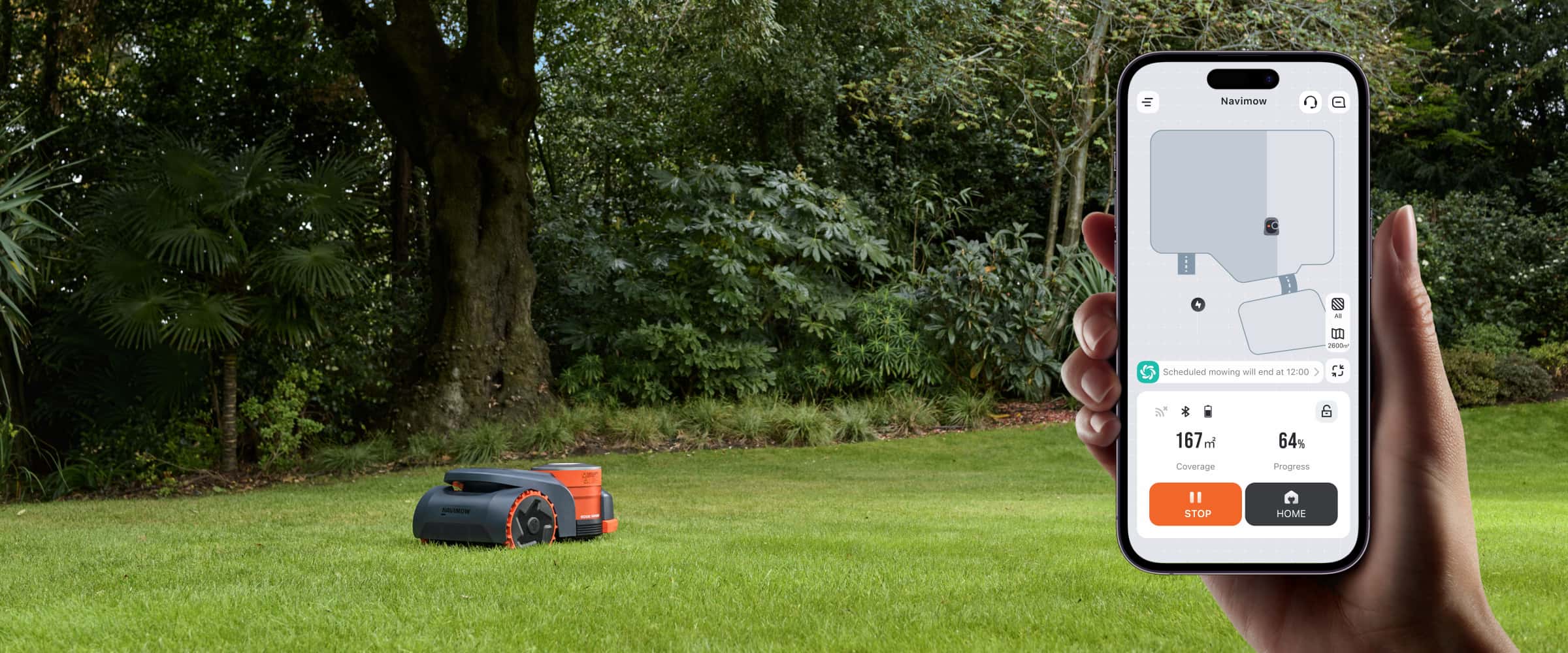 <p>Manage schedules, zones, and height settings anytime, anywhere.</p>