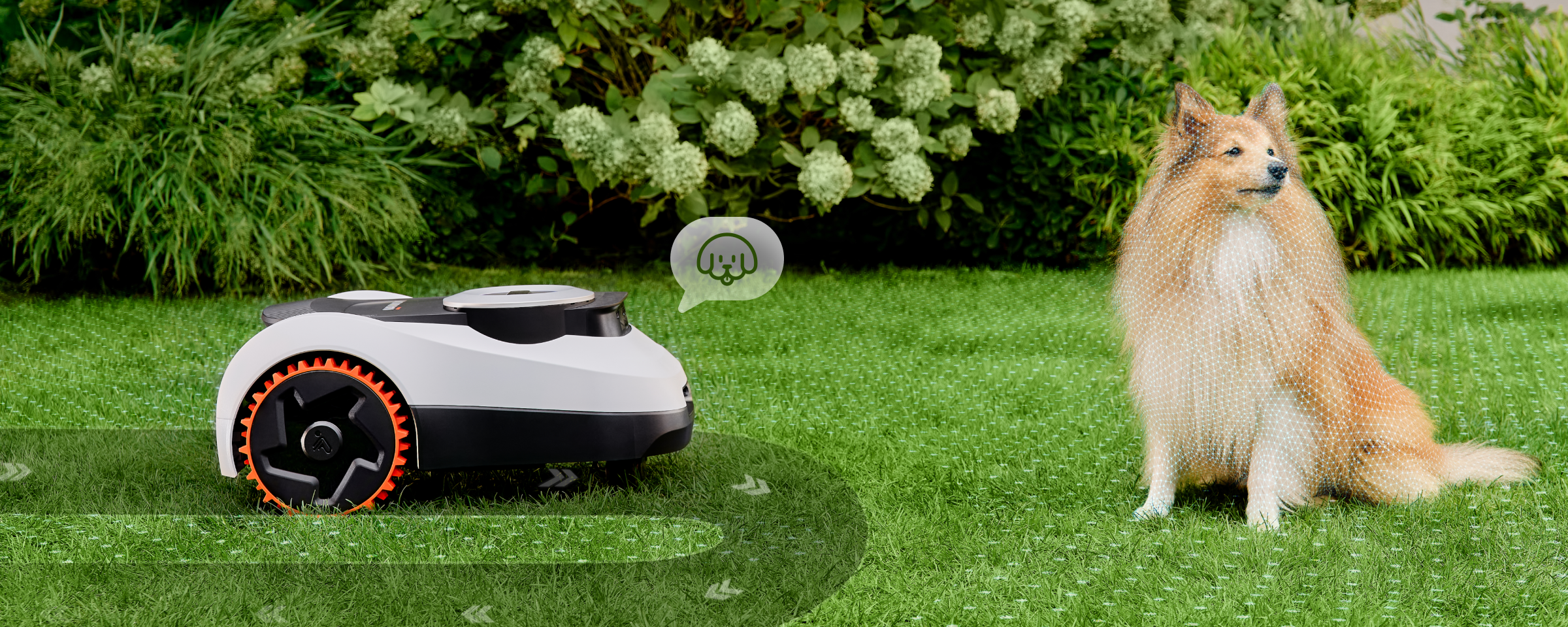 <p>Detects over 20 animal types from a distance of 1 meter or more, slows automatically, and maintains a cautious buffer throughout operation.</p>