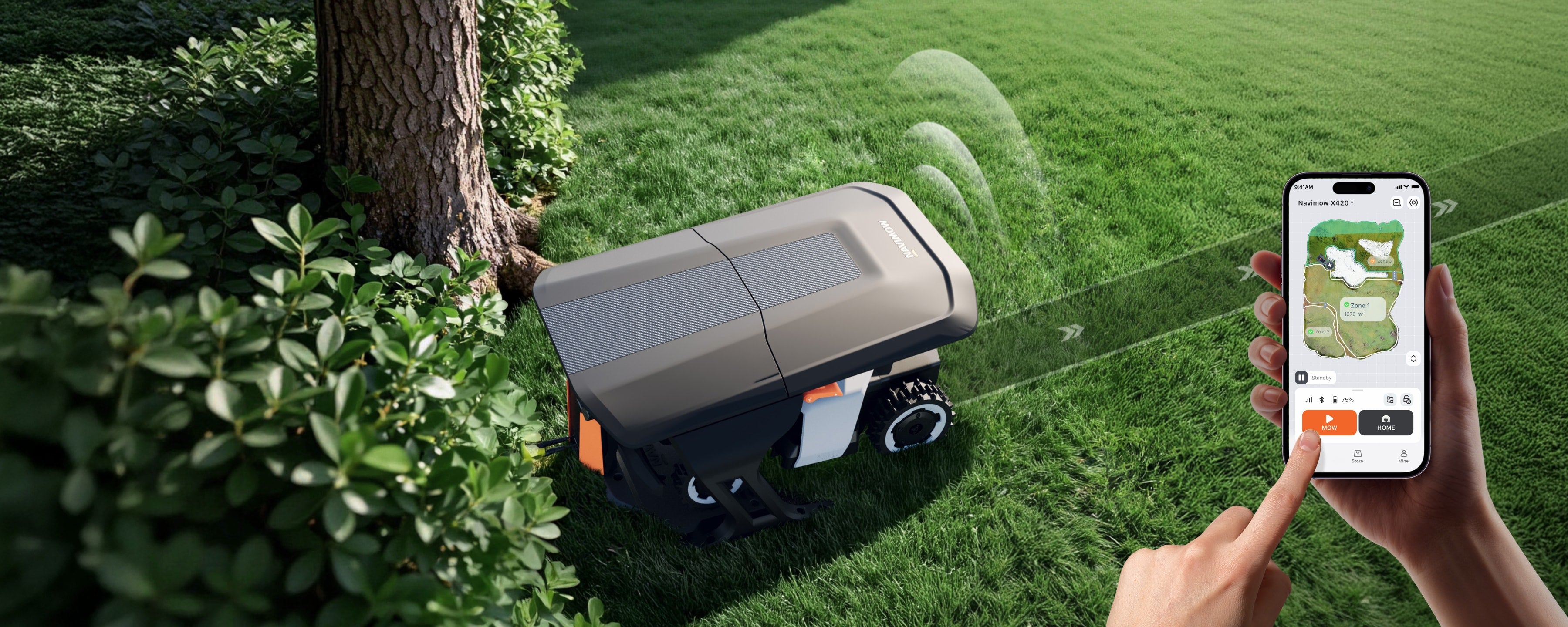Navimow X420 robot lawn mower
