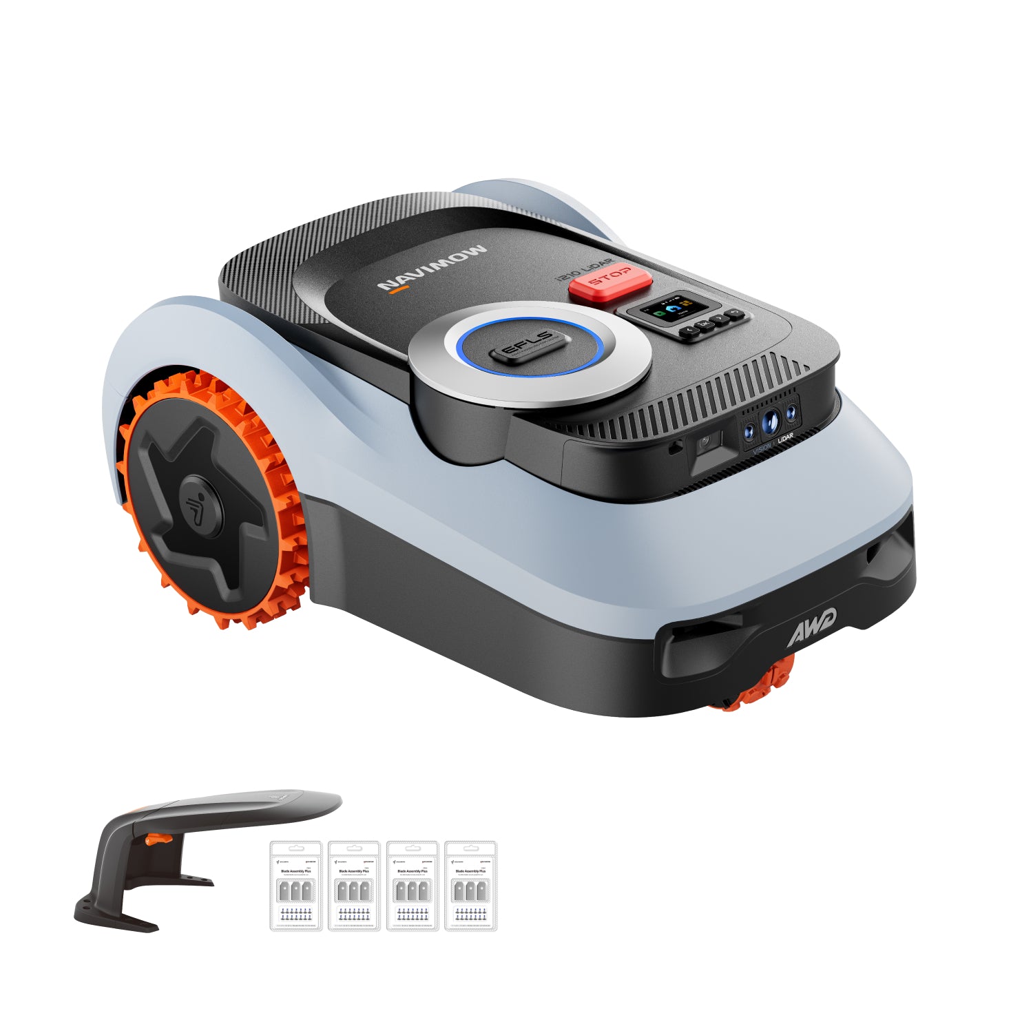 Navimow i2 LiDAR Pro + Garage M + Blade Assembly Plus (4 pack)